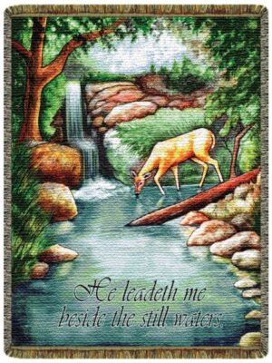 "He Leadeth Me Beside Still Waters."